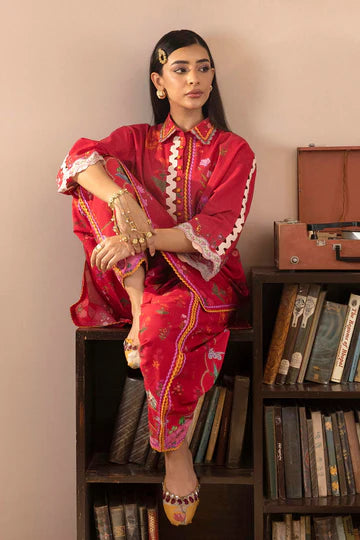 Sana Safinaz Mahay Summer '26 Vol III - Unstitched 2 Piece Lawn Suit - H263-003b-2ac