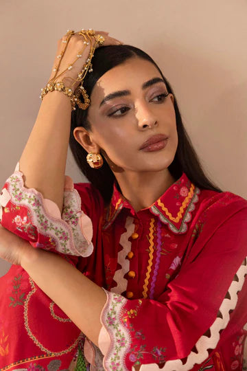 Sana Safinaz Mahay Summer '26 Vol III - Unstitched 2 Piece Lawn Suit - H263-003b-2ac