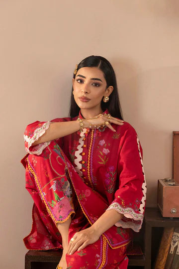 Sana Safinaz Mahay Summer '26 Vol III - Unstitched 2 Piece Lawn Suit - H263-003b-2ac