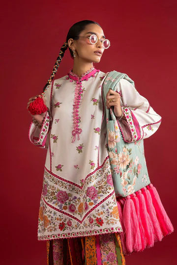 Sana Safinaz Mahay Summer '26 Vol III - Unstitched 2 Piece Lawn Suit - H263-006a-2ac