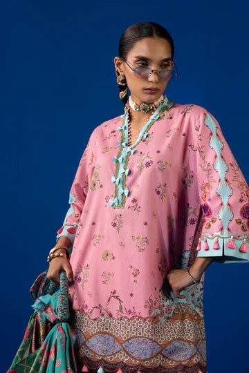 Sana Safinaz Mahay Summer '26 Vol III - Unstitched 2 Piece Lawn Suit - H263-002a-2a