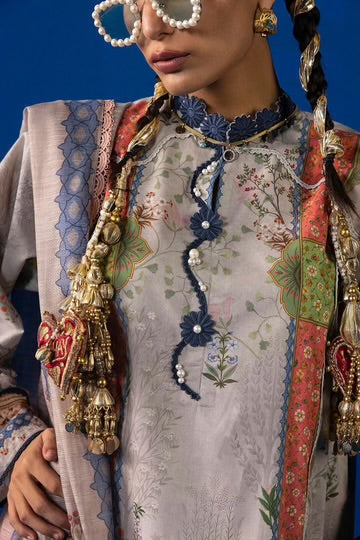Sana Safinaz Mahay Summer '26 Vol III - Unstitched 3 Piece Lawn Suit - H263-007a-3ag