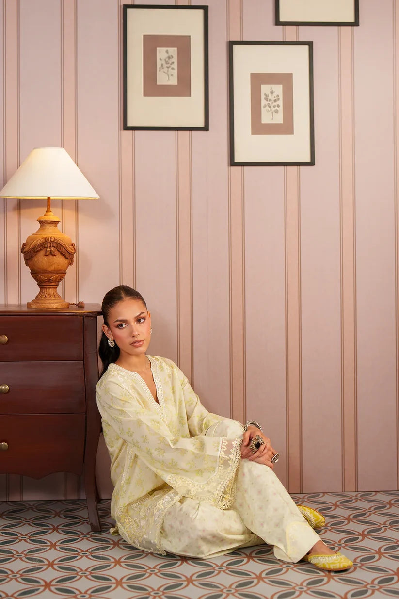 PALE YELLOW | E4480/103/115 | Women Rozana 16 July ‘26 | Ethnc