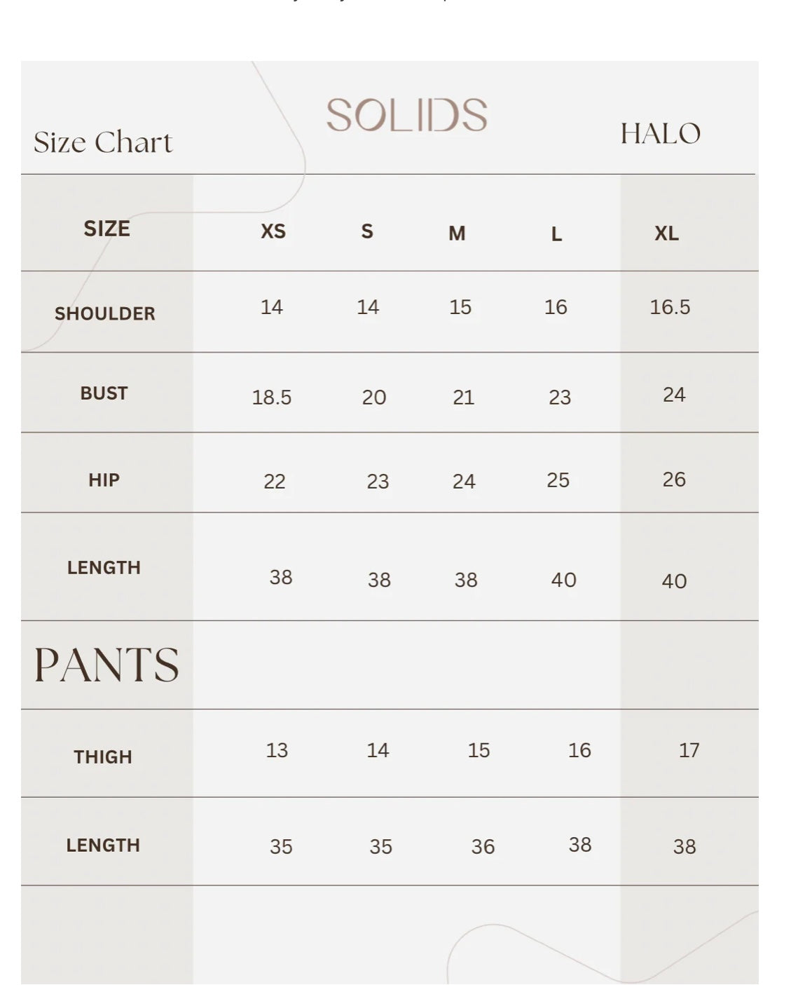 HALO | SOLIDS