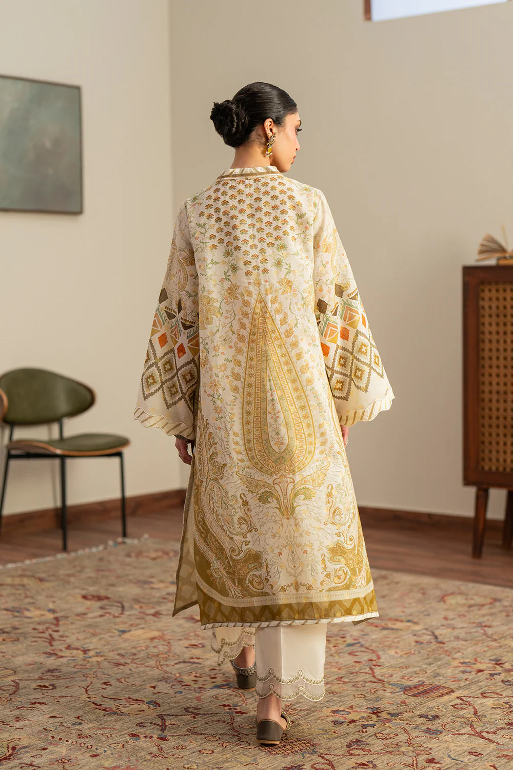 COCONUT MILK | E4191/103/003 | Rozana Collection Summer '26 - Drop 2 | Ethnc