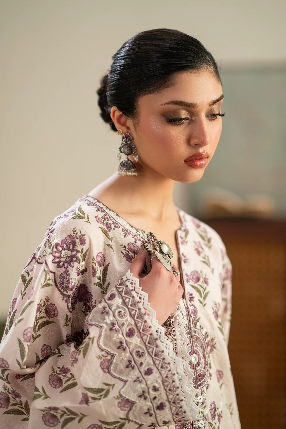COCONUT MILK | E4194/103/003 | Rozana Collection Summer '26 - Drop 2 | Ethnc