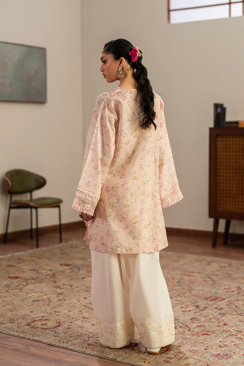 POWDER PINK | E4181/103/315 | Rozana Collection Summer '26 - Drop 2 | Ethnc