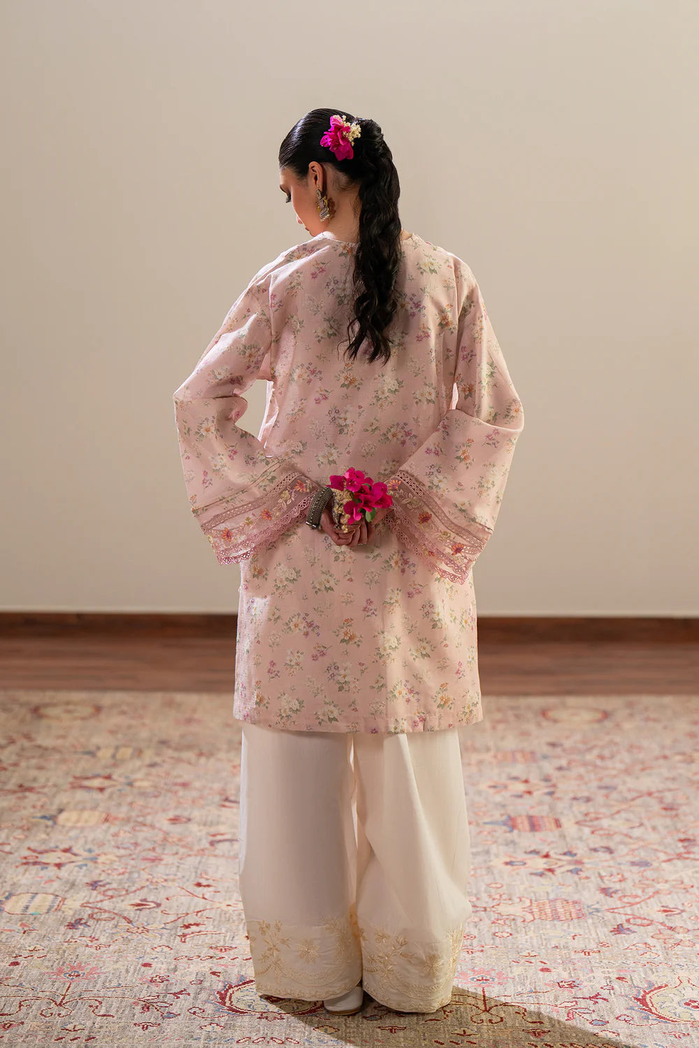 POWDER PINK | E4181/103/315 | Rozana Collection Summer '26 - Drop 2 | Ethnc
