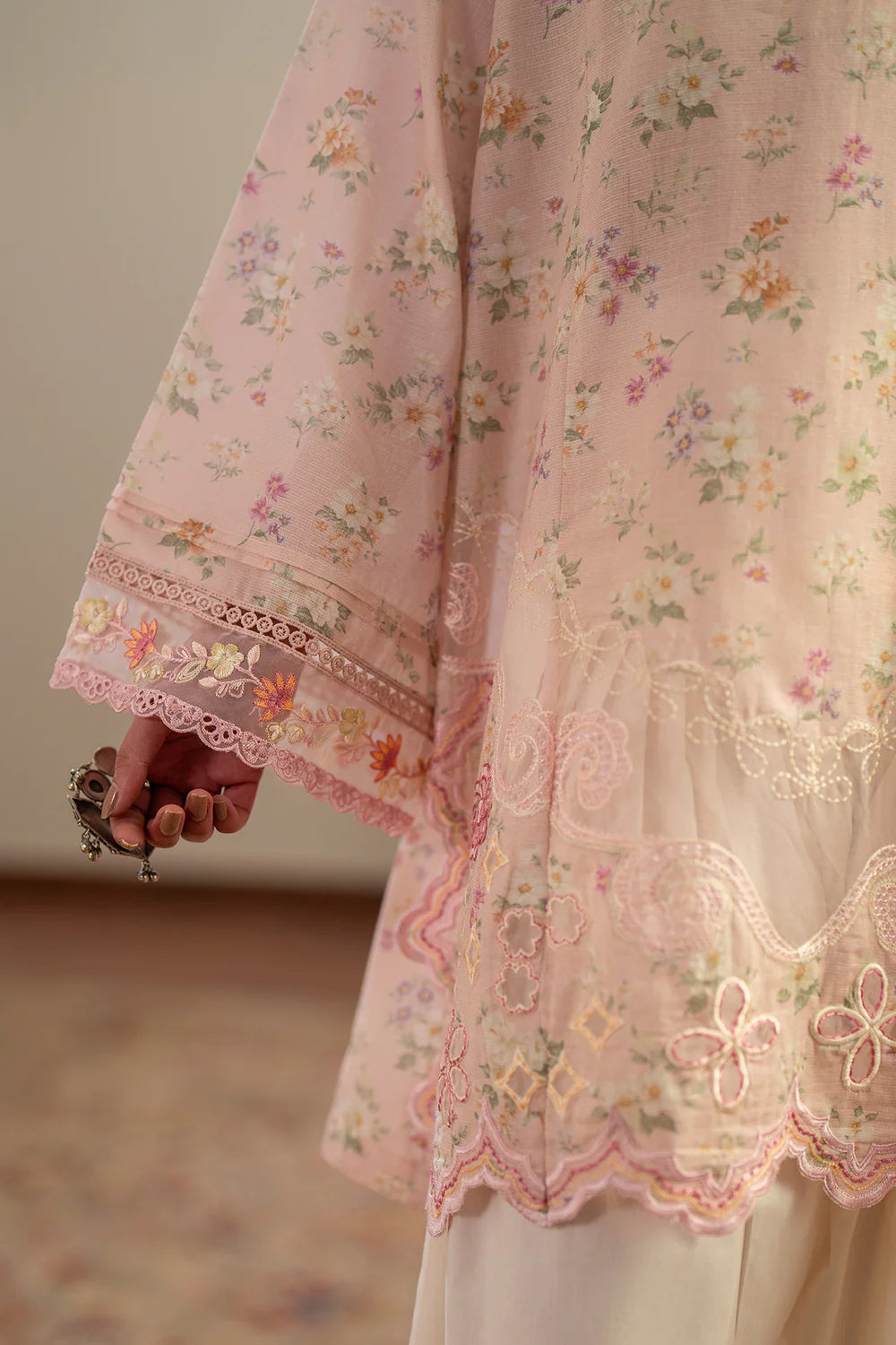POWDER PINK | E4181/103/315 | Rozana Collection Summer '26 - Drop 2 | Ethnc
