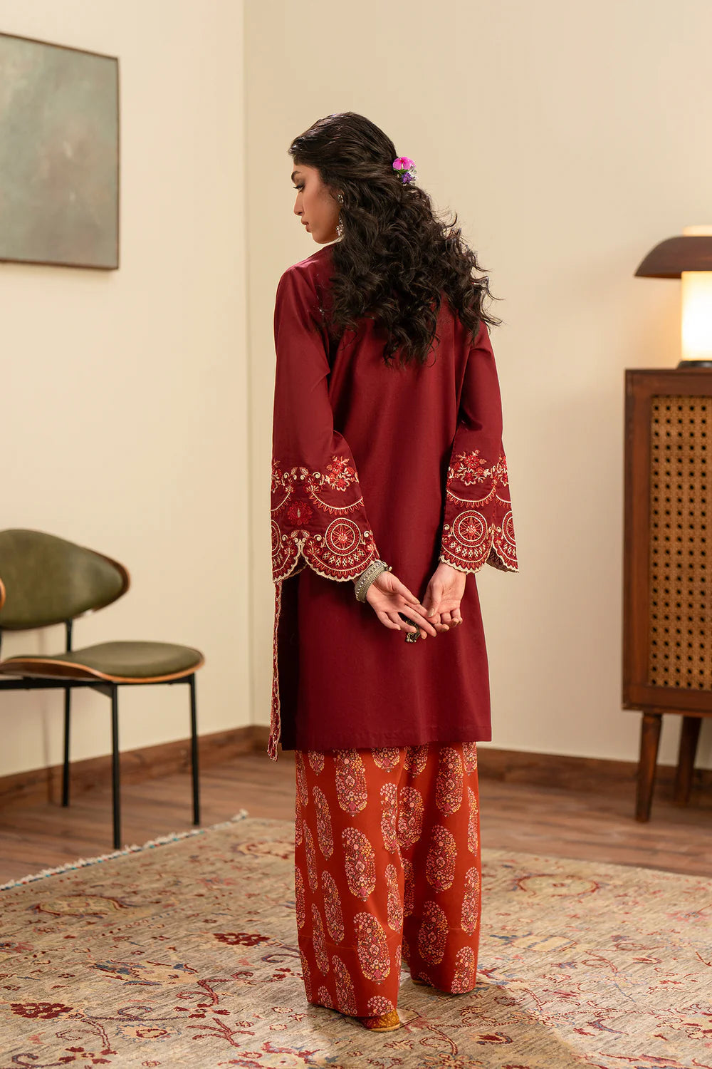 TERRACOTTA | E4356/103/303 | Rozana Collection Summer '26 - Drop 2 | Ethnc