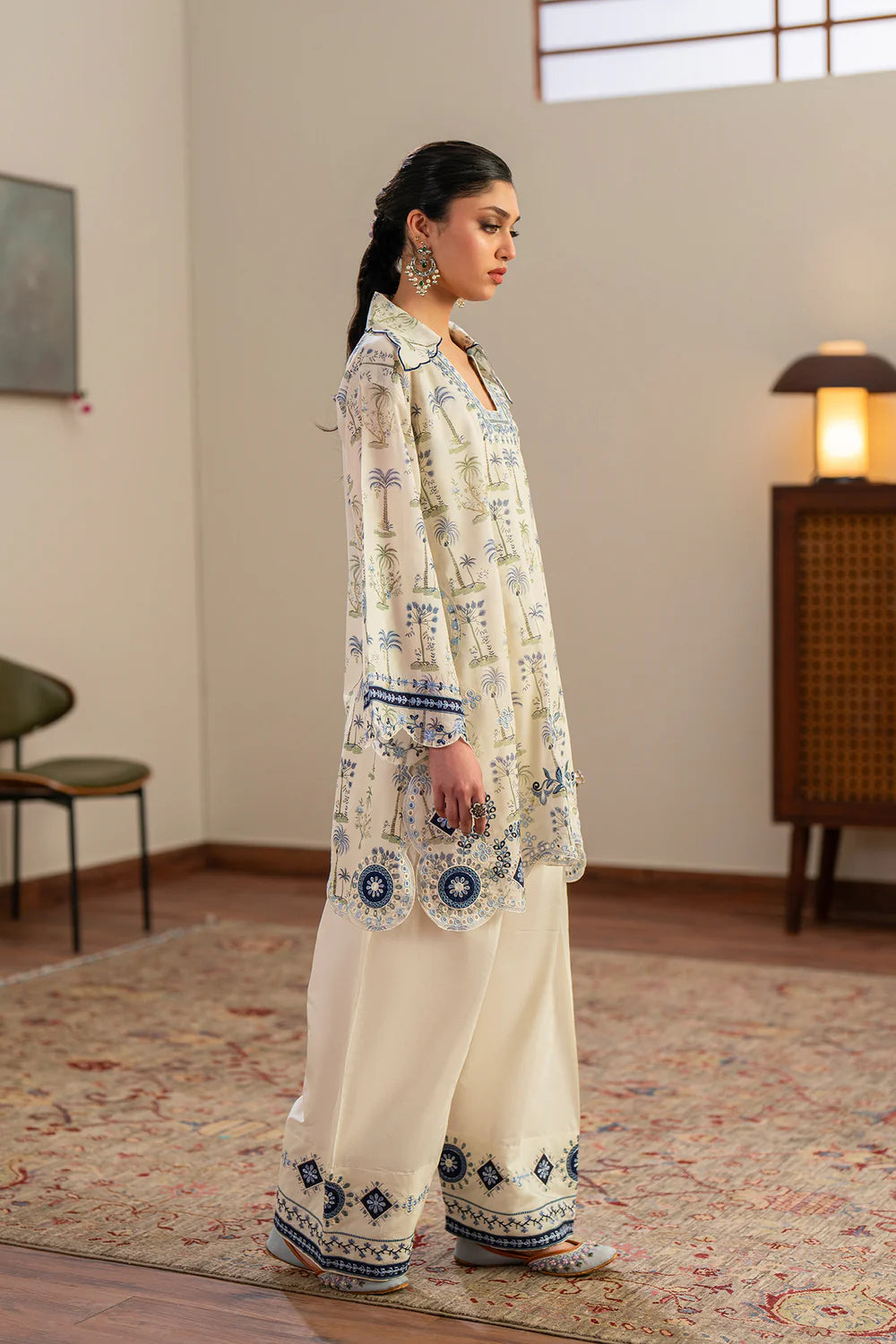 VANILLA ICE | E4268/103/005 | Rozana Collection Summer '26 - Drop 2 | Ethnc