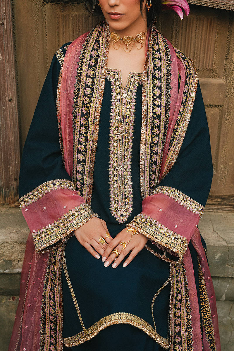 Neel-E-Ronak | Fareed Manzil Luxury Pret’26 | Mohsin Naveed Ranjha