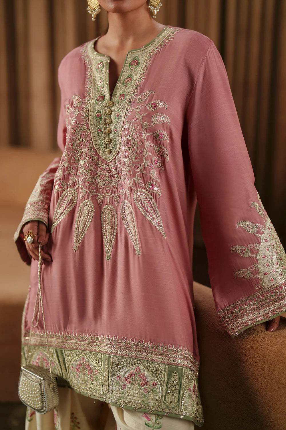 TEA PINK | E1008/104/527 | Boutique Collection SS '26 Drop I | Ethnc