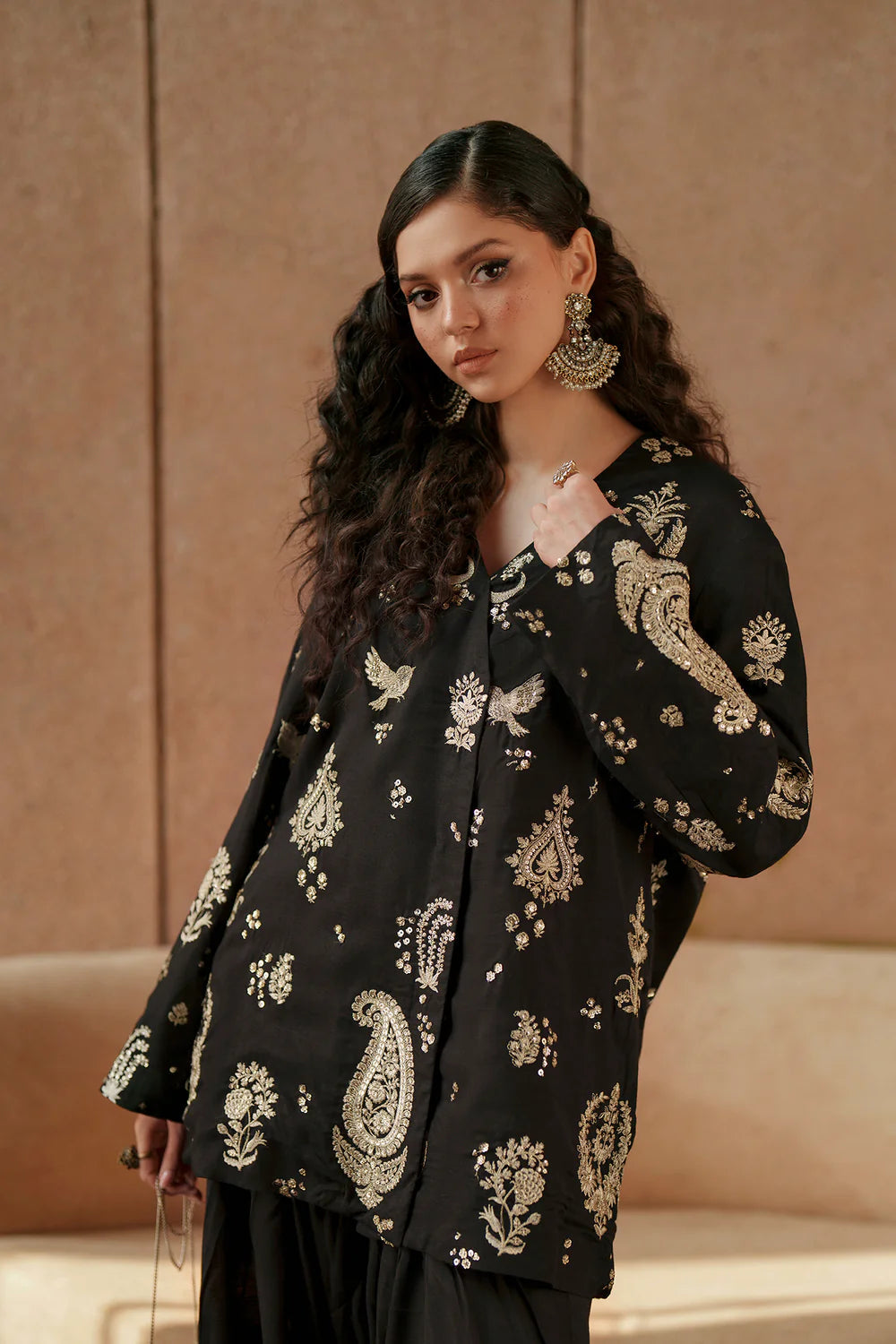 JET BLACK | E1043/104/902 | Boutique Collection SS '26 Drop I | Ethnc