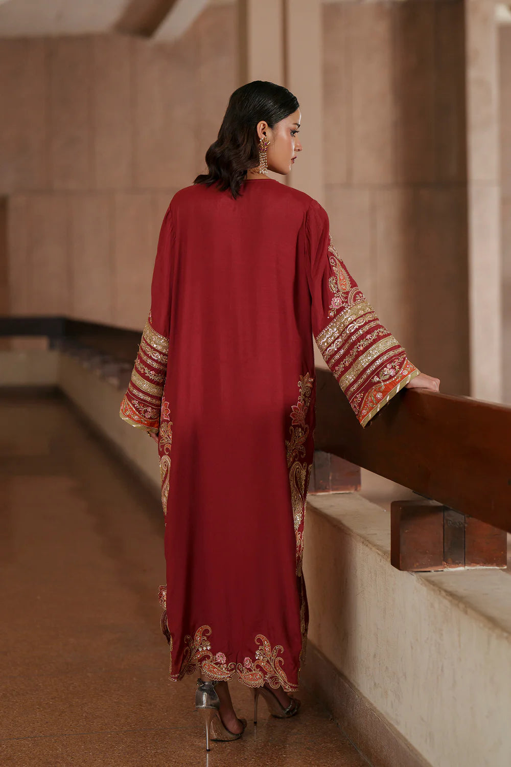 BURGUNDY | E1032/104/415 | Boutique Collection SS '26 Drop I | Ethnc