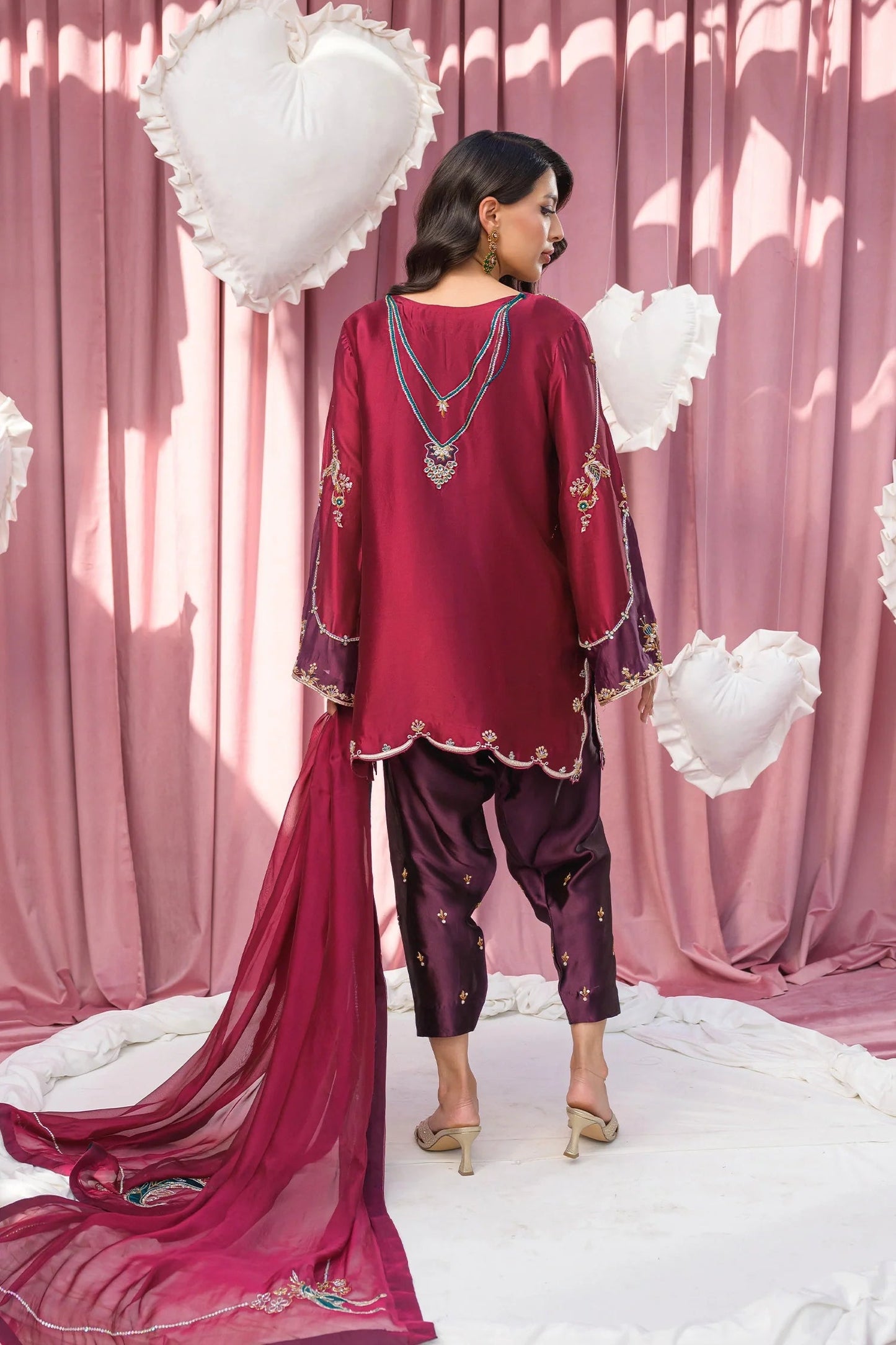Burgundy | Eid Duo '26 | Flairs Studio