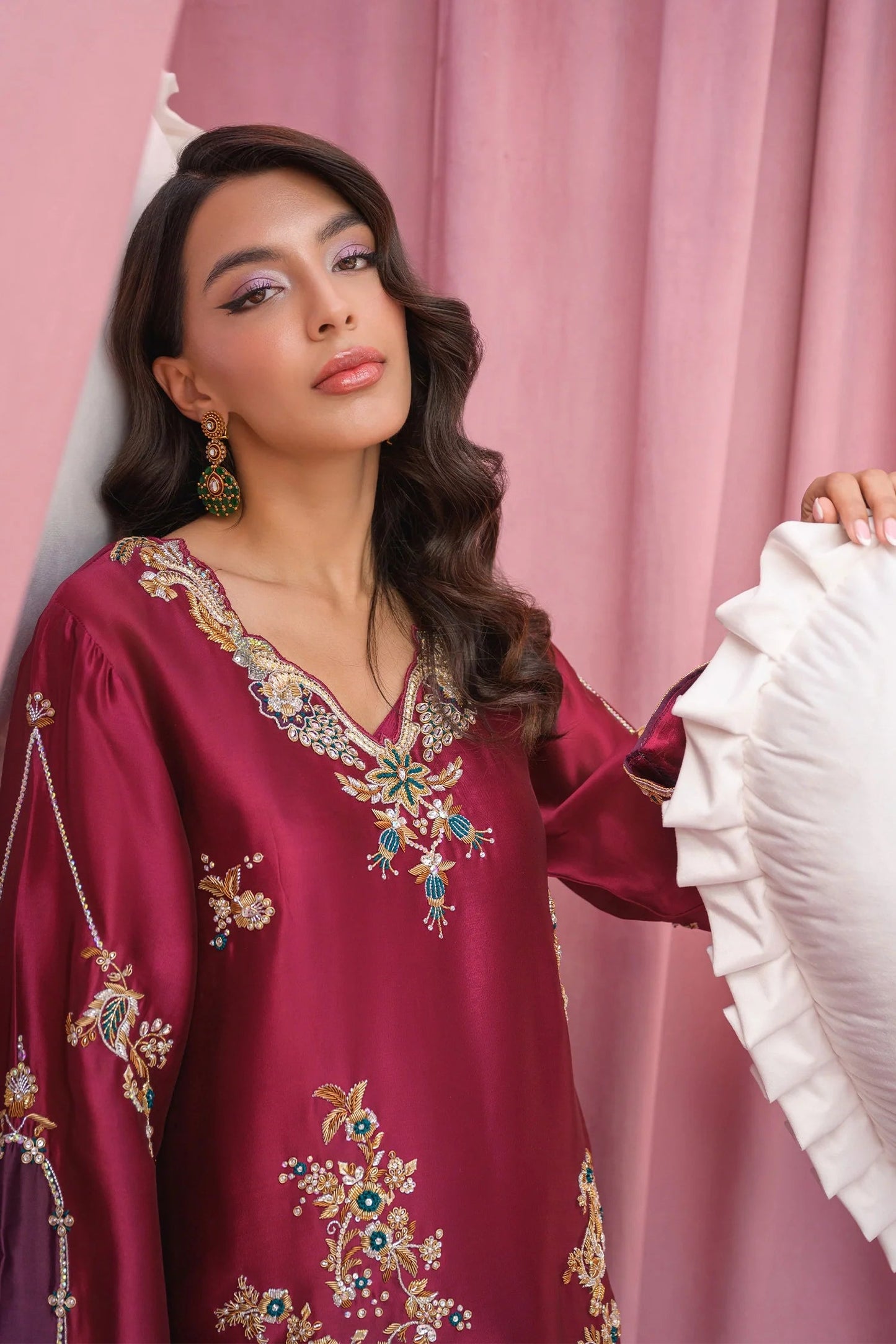 Burgundy | Eid Duo '26 | Flairs Studio