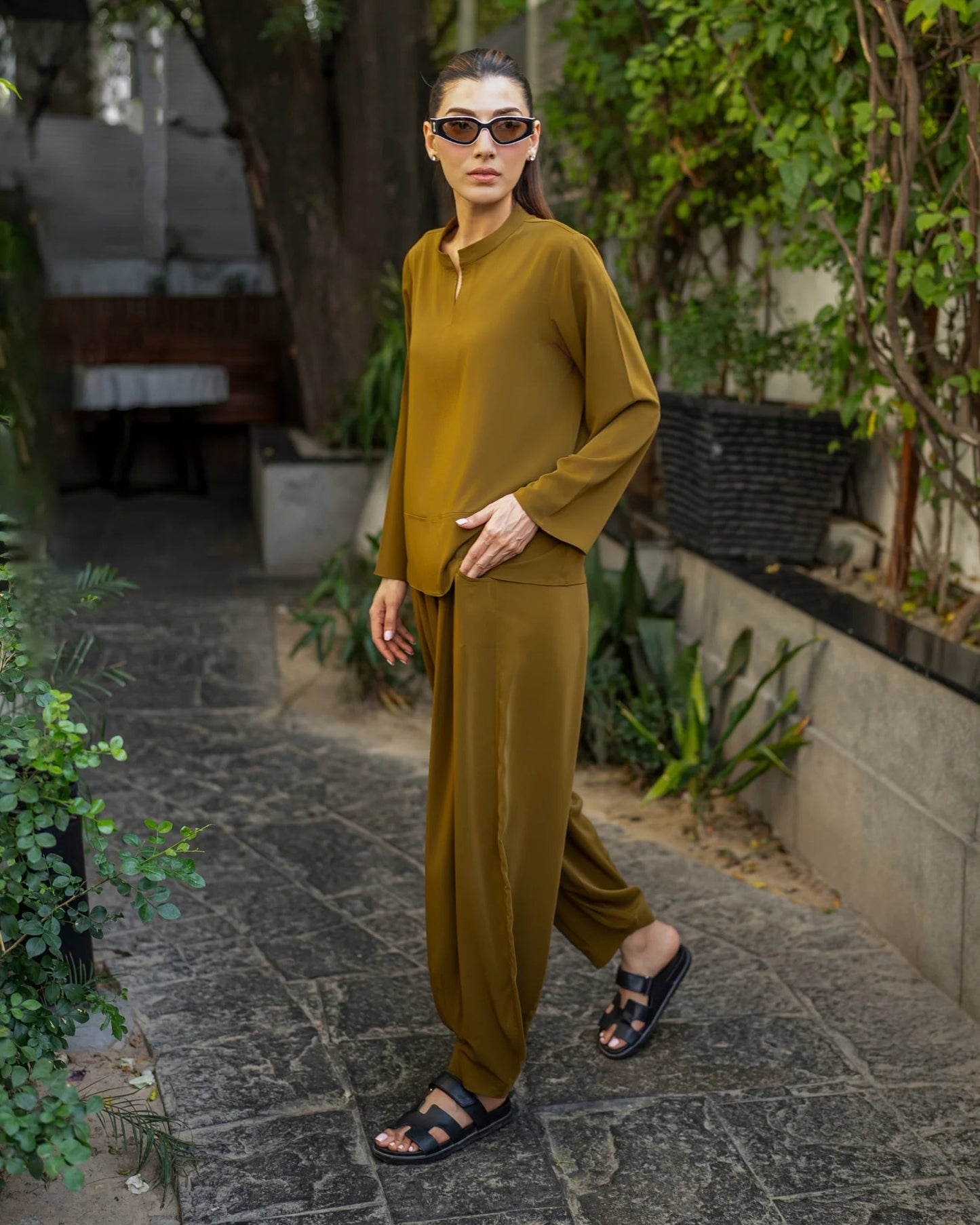 Olive Twill Go to Set | LIRA