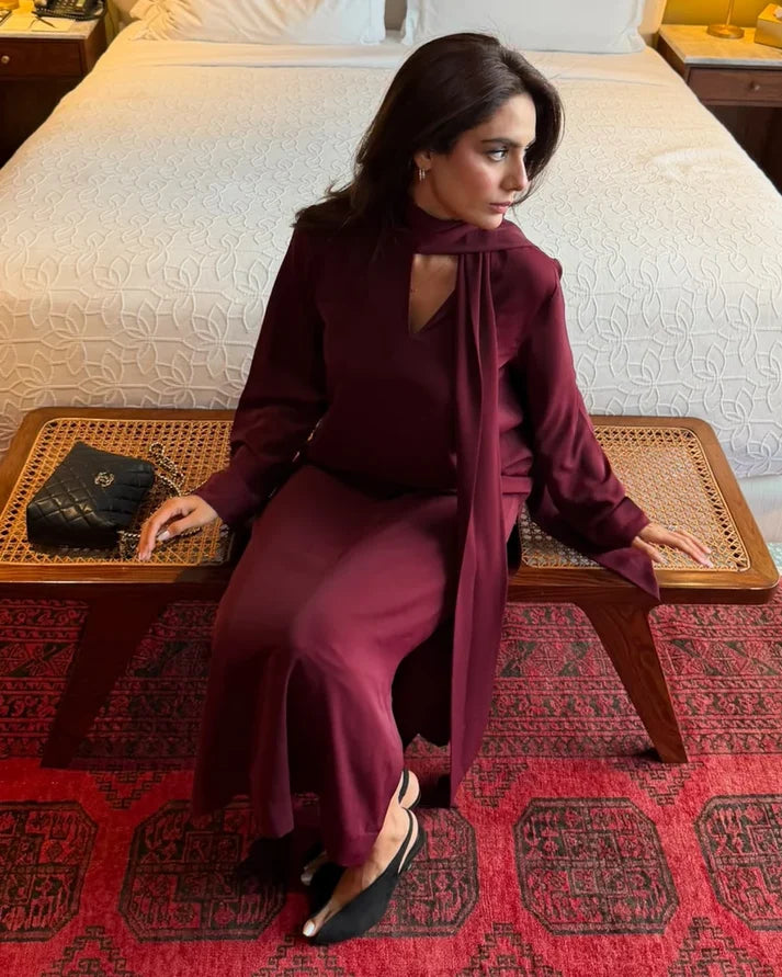 Burgundy Kendall Set | New Arrivals | LIRA