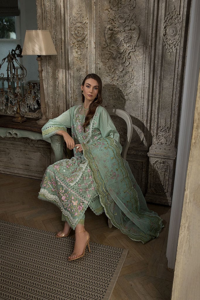 Sobia Nazir Luxury Lawn 2024 | Green Suit-Set
