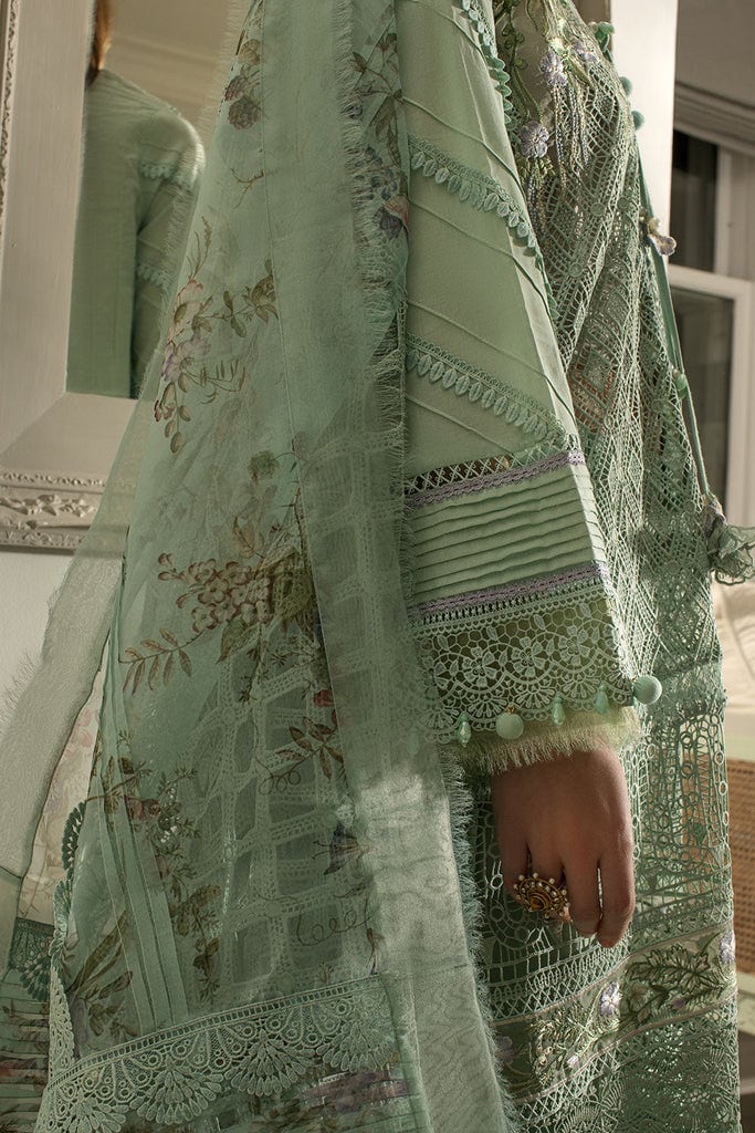 Sobia Nazir Luxury Lawn 2024 | Green Suit-Set