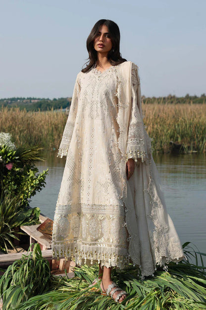 (L261-002-CV) | Unstitched Luxury Lawn '26 | SANA SAFINAZ