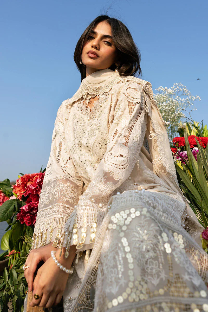 (L261-002-CV) | Unstitched Luxury Lawn '26 | SANA SAFINAZ