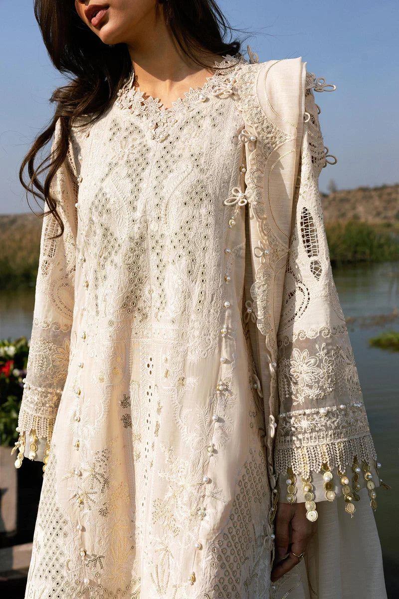 (L261-002-CV) | Unstitched Luxury Lawn '26 | SANA SAFINAZ