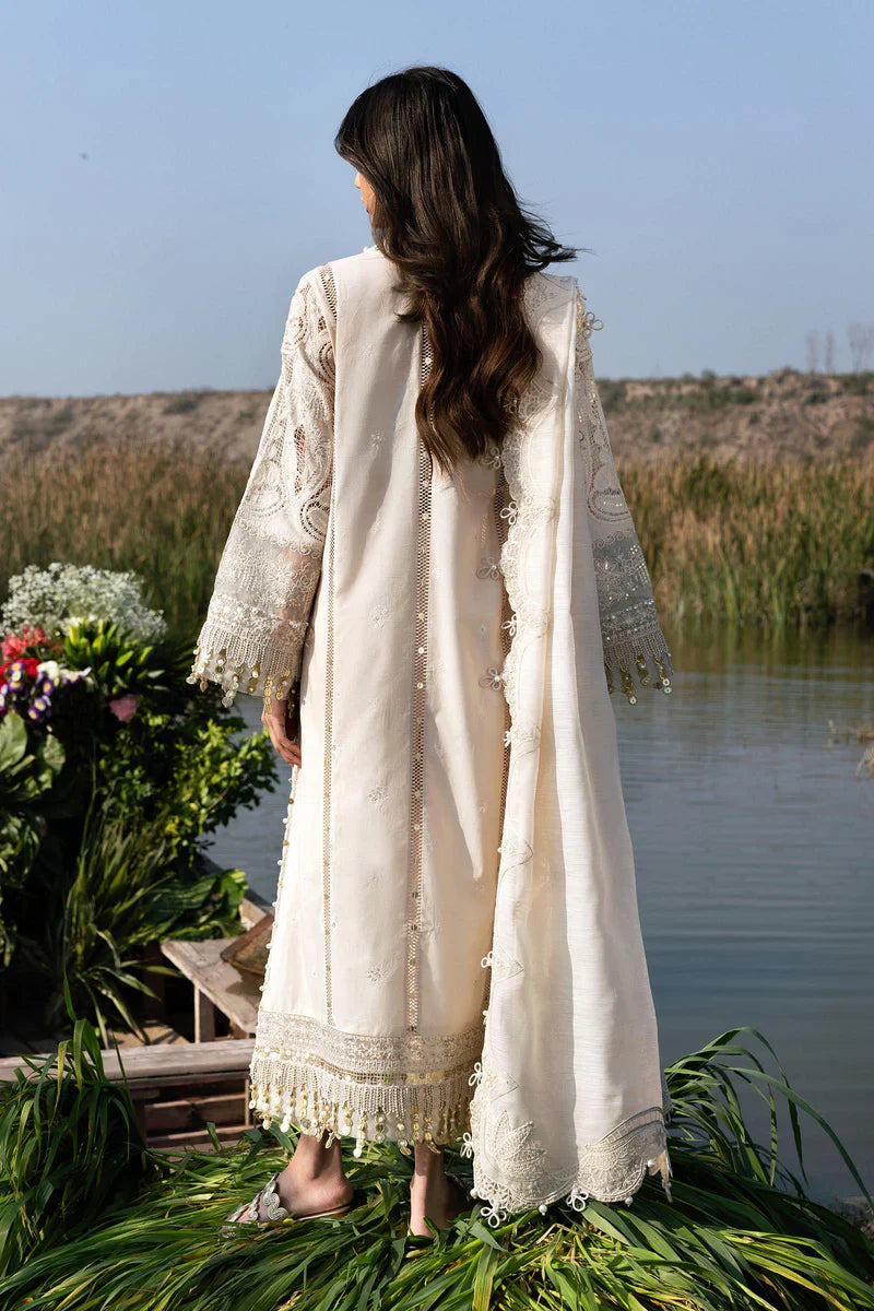 (L261-002-CV) | Unstitched Luxury Lawn '26 | SANA SAFINAZ