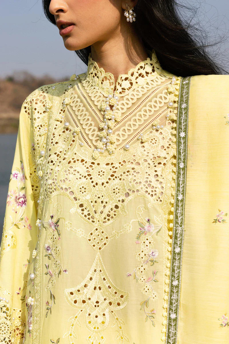 (L261-003-CV) | Unstitched Luxury Lawn '26 | SANA SAFINAZ