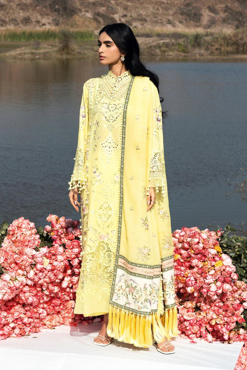 (L261-003-CV) | Unstitched Luxury Lawn '26 | SANA SAFINAZ