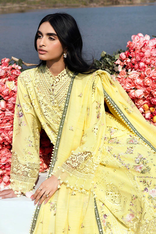 (L261-003-CV) | Unstitched Luxury Lawn '26 | SANA SAFINAZ