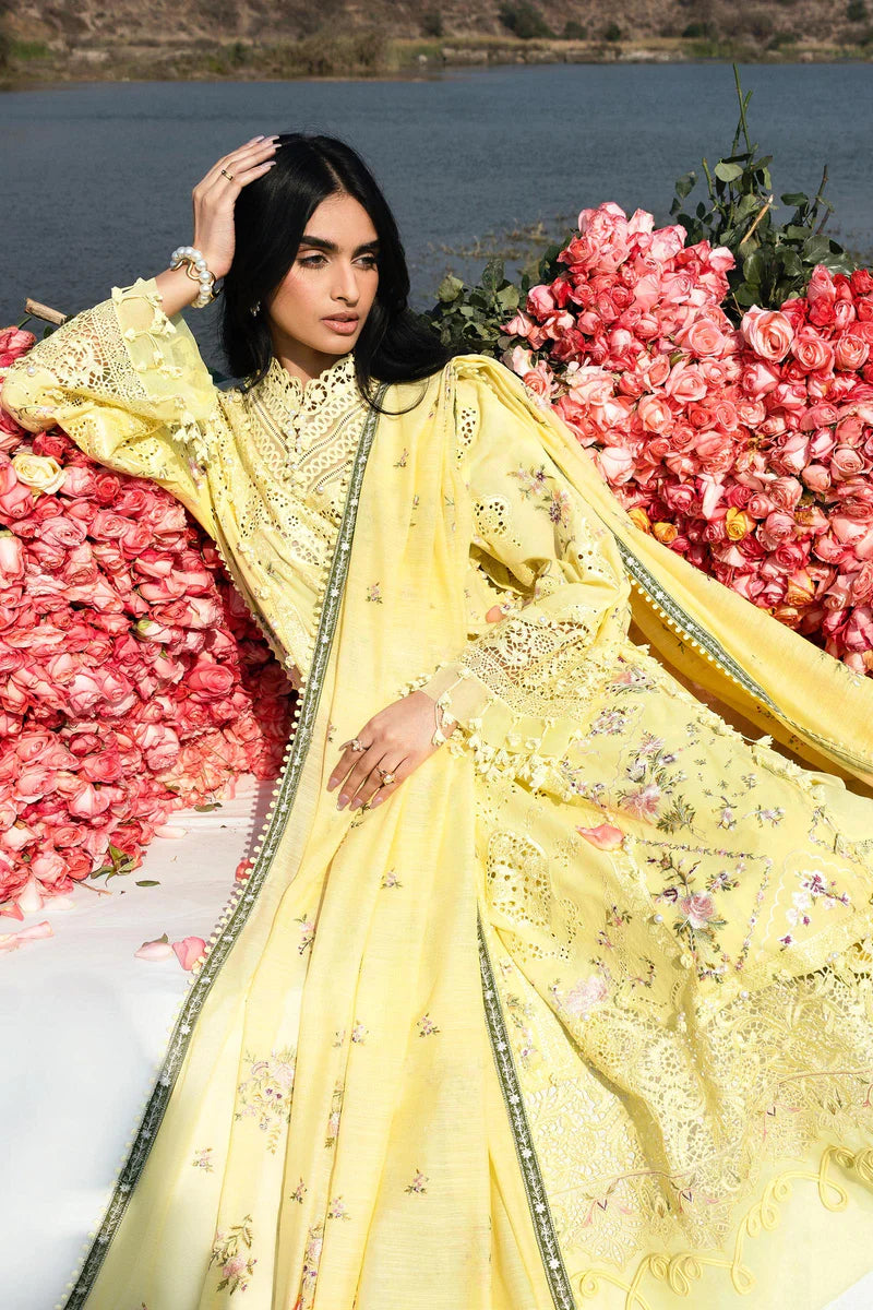 (L261-003-CV) | Unstitched Luxury Lawn '26 | SANA SAFINAZ