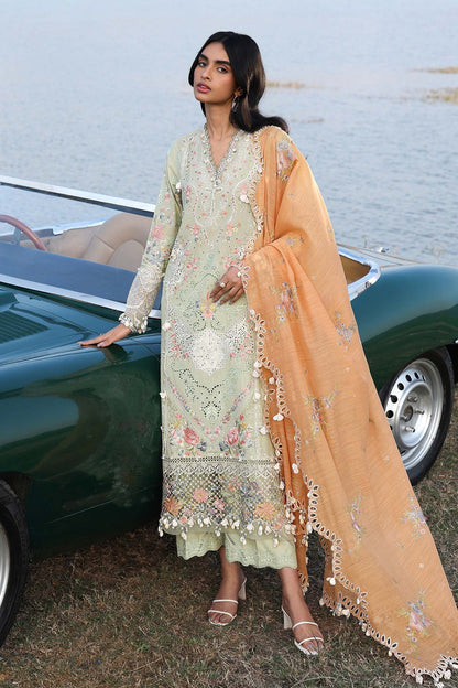 (L261-004-CV) | Unstitched Luxury Lawn '26 | SANA SAFINAZ
