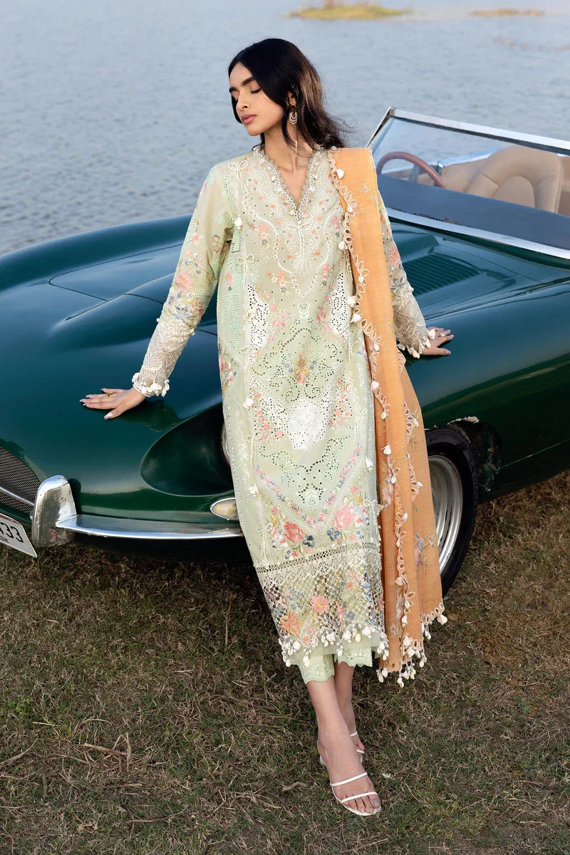 (L261-004-CV) | Unstitched Luxury Lawn '26 | SANA SAFINAZ
