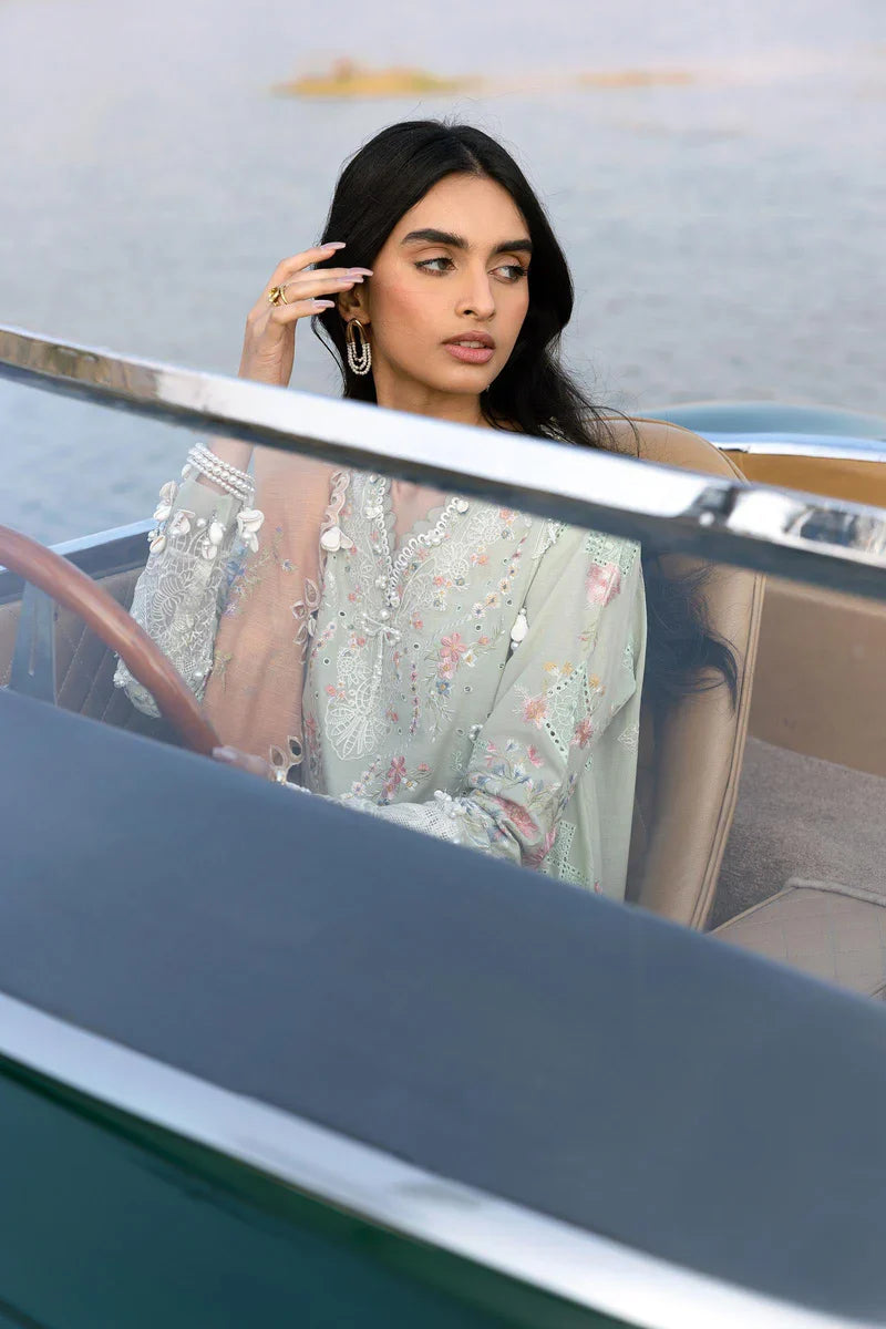 (L261-004-CV) | Unstitched Luxury Lawn '26 | SANA SAFINAZ