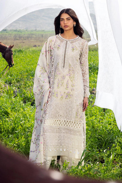(L261-005-CV) | Unstitched Luxury Lawn '26 | SANA SAFINAZ