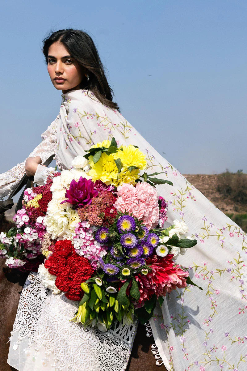 (L261-005-CV) | Unstitched Luxury Lawn '26 | SANA SAFINAZ