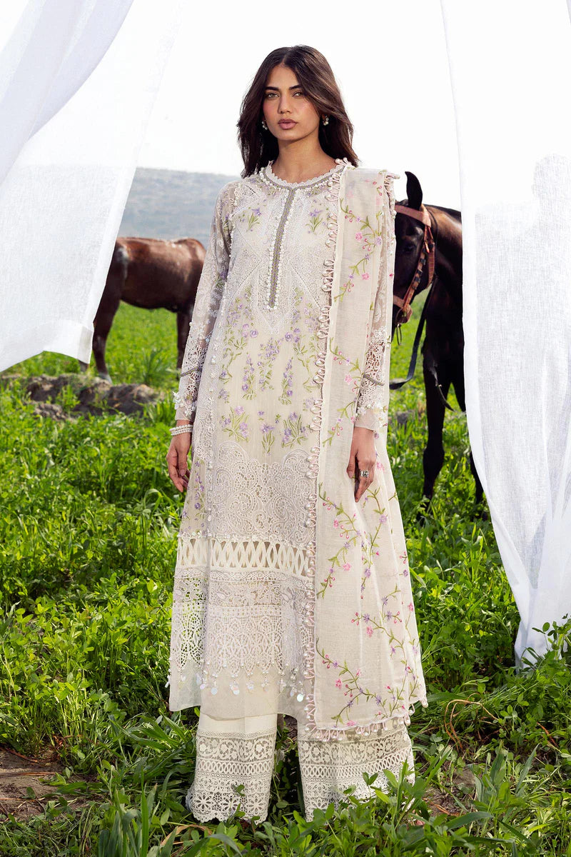 (L261-005-CV) | Unstitched Luxury Lawn '26 | SANA SAFINAZ