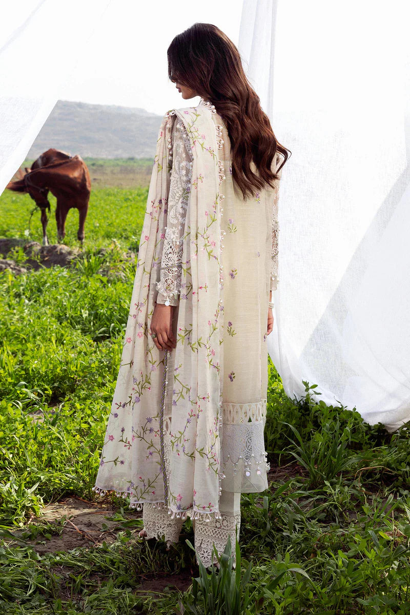 (L261-005-CV) | Unstitched Luxury Lawn '26 | SANA SAFINAZ