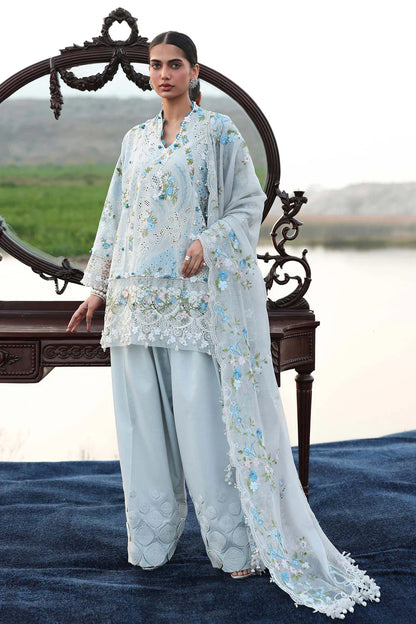 (L261-006-CV) | Unstitched Luxury Lawn '26 | SANA SAFINAZ
