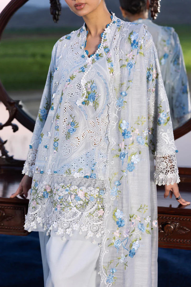 (L261-006-CV) | Unstitched Luxury Lawn '26 | SANA SAFINAZ