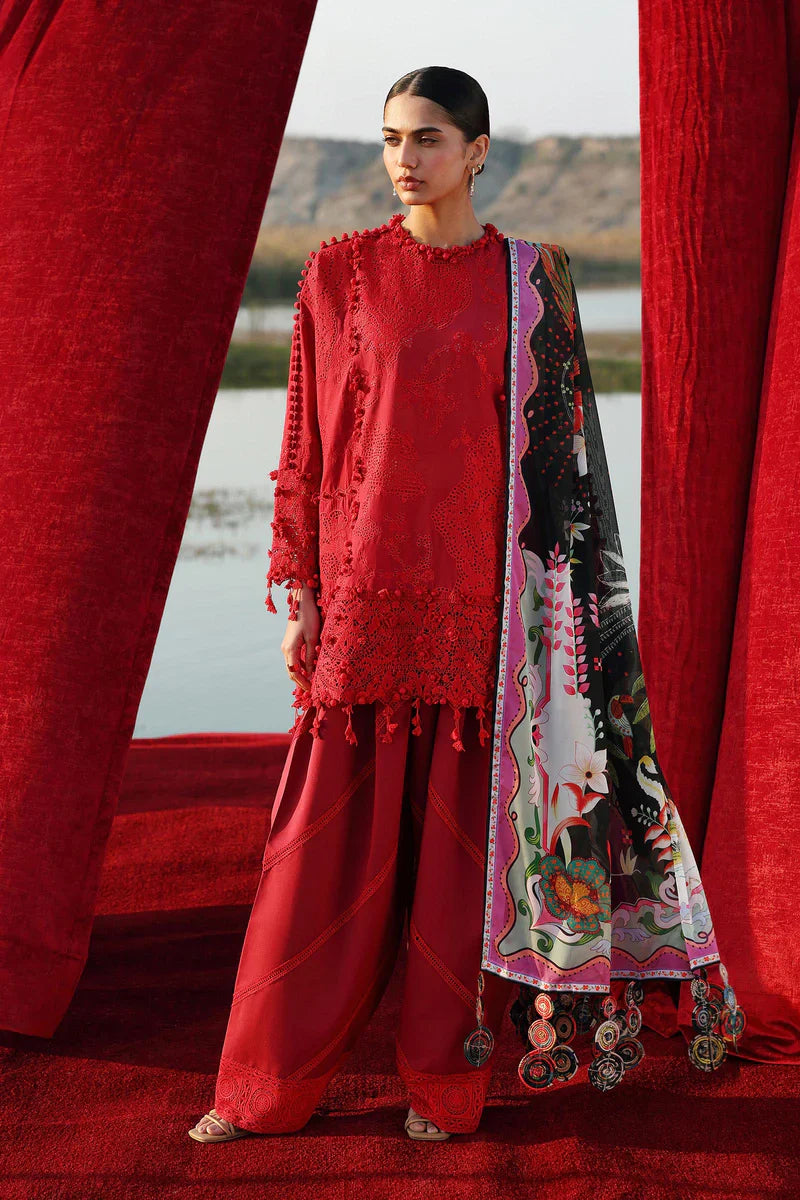 (L261-007-CL) | Unstitched Luxury Lawn '26 | SANA SAFINAZ