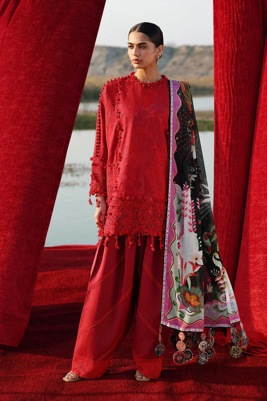 (L261-007-CL) | Unstitched Luxury Lawn '26 | SANA SAFINAZ