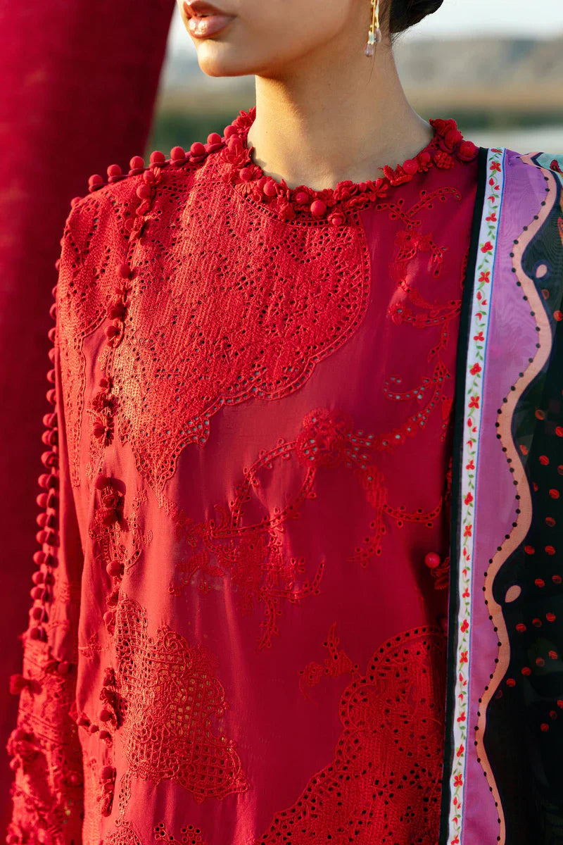 (L261-007-CL) | Unstitched Luxury Lawn '26 | SANA SAFINAZ