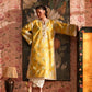 Ethnc Rozana Summer '26 - Embroidered Suit - Yellow | E4494/103/104