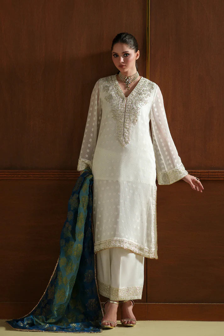 WHITE | E0785/104/001 | Women Boutique Summer '26- Drop 4 | Ethnc