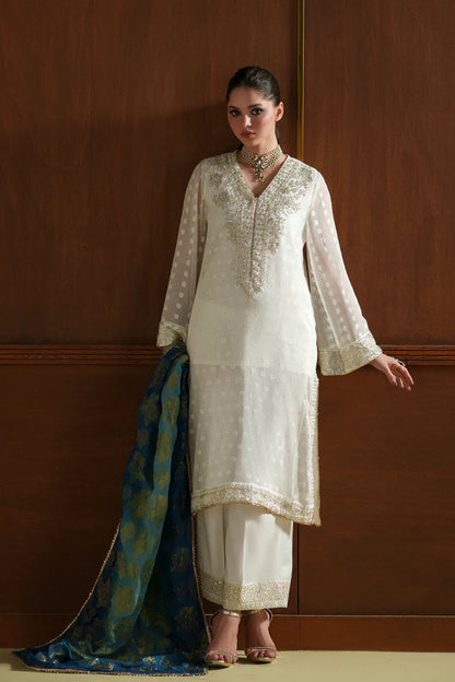 WHITE | E0785/104/001 | Women Boutique Summer '26- Drop 4 | Ethnc
