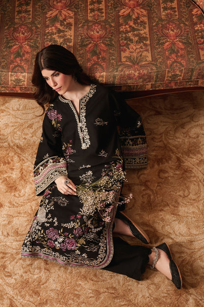 EMBROIDERED SUIT (E4932-103-901) Ethnc - Rozana Winter Drop III