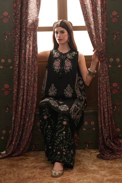 EMBROIDERED SUIT (E4905-103-901) Ethnc - Rozana Winter Drop III